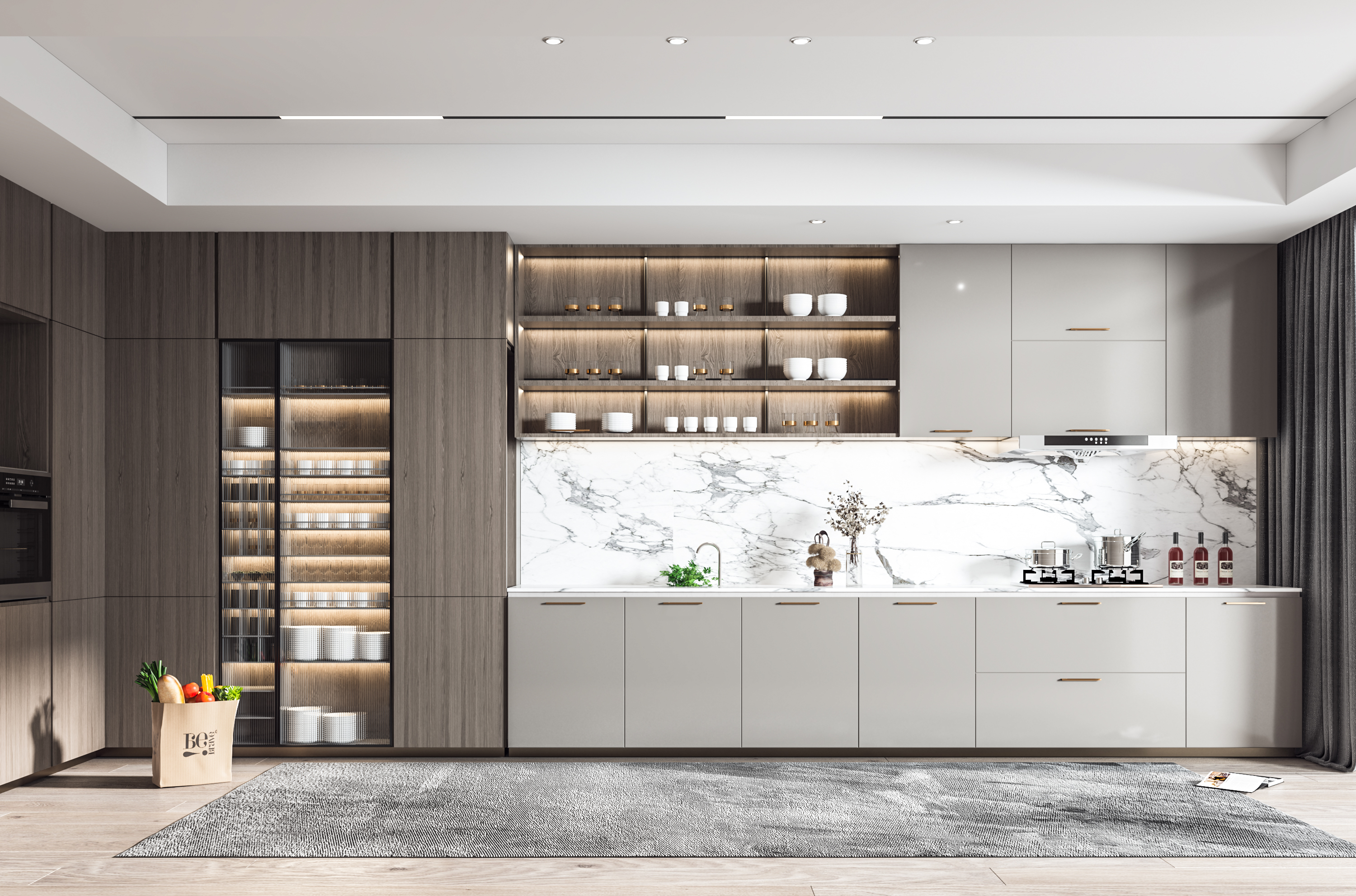 廚房效果圖案例賞析